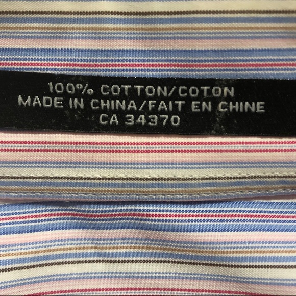 Weir Golf men’s dress shirt size Medium 100% cotton - Picture 5 of 8